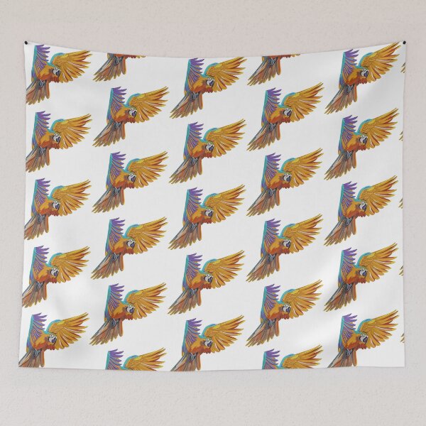 Item preview, Colorful Parrot Embroidery designed and sold by Cre8iveSkill.