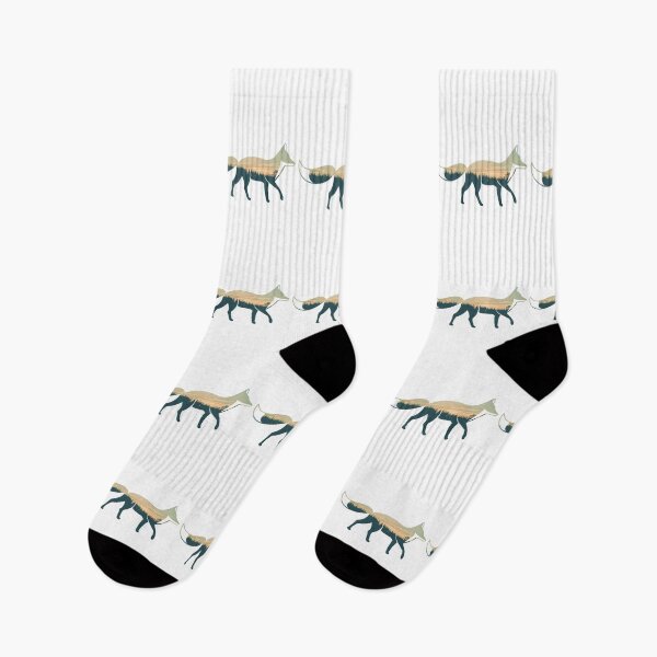 Item preview, Colorful Forest Trees Under Calm Sky Fox | Colorful Fox designed and sold by BopleDesigns.