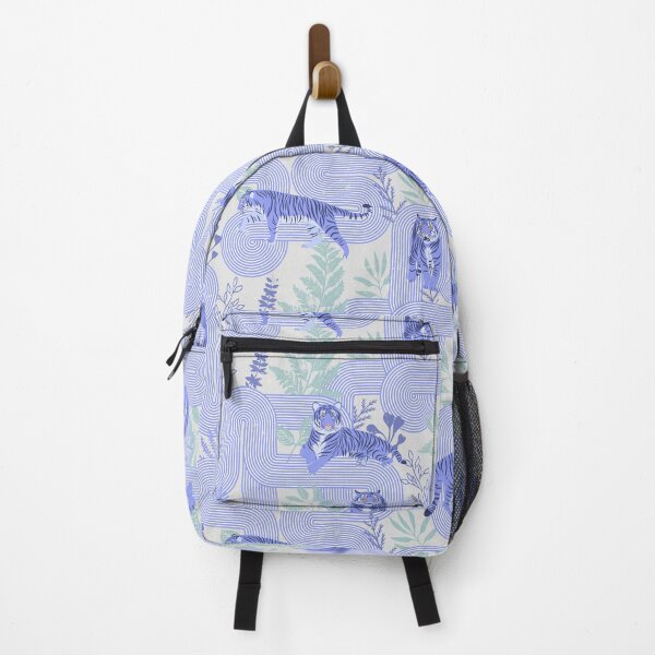 Item preview, Lavender tigers, herbs and abstract mazes. designed and sold by Skaska.