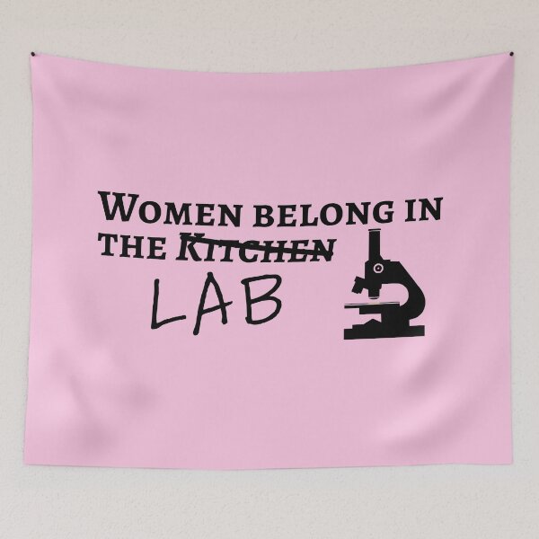 Item preview, Women belong in the lab (Pink) designed and sold by STEMphrases.