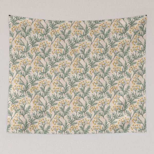 Item preview, English Wildflowers | Tansy designed and sold by RebeccaFlaherty.