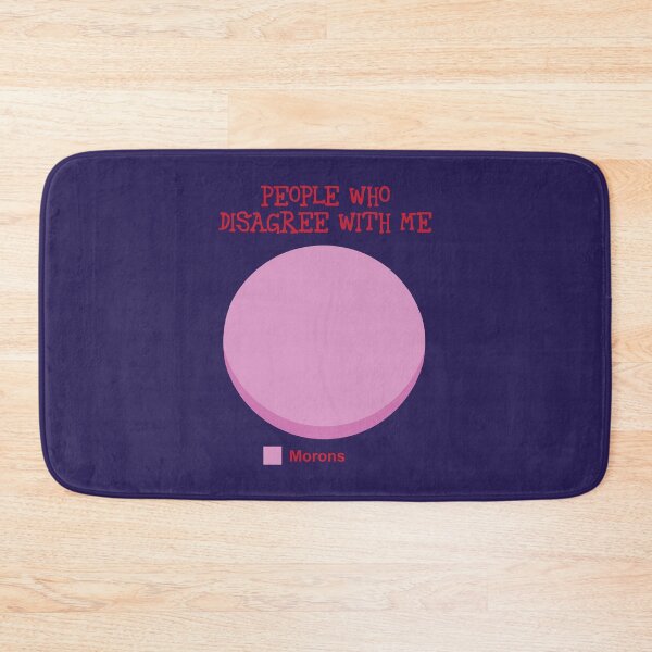 Item preview, Funny graph: People who disagree with me designed and sold by SolidEarthArt.