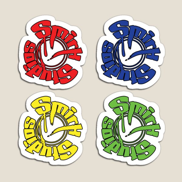 Item preview, smirk pattern in primary colors designed and sold by smirkstudios.
