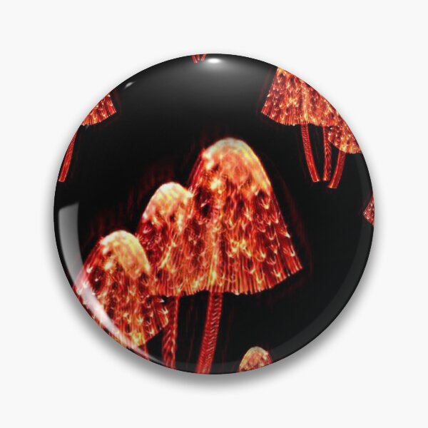 Item preview, mushrooms, red, burning, toadstools, fly agarics, psycho mushrooms, designed and sold by Maria Mihailova.
