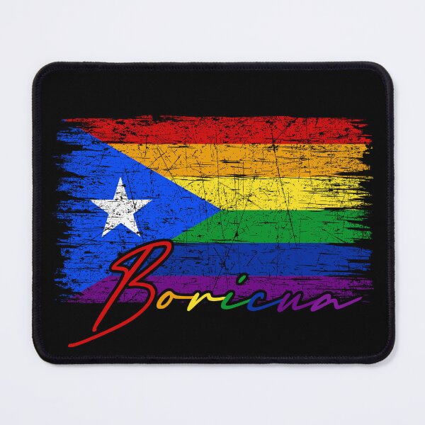 Item preview, Puerto Rico Boricua LGBT Gay Pride Flag designed and sold by RosannaArt.