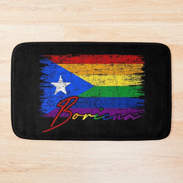 Item preview, Puerto Rico Boricua LGBT Gay Pride Flag designed and sold by RosannaArt.