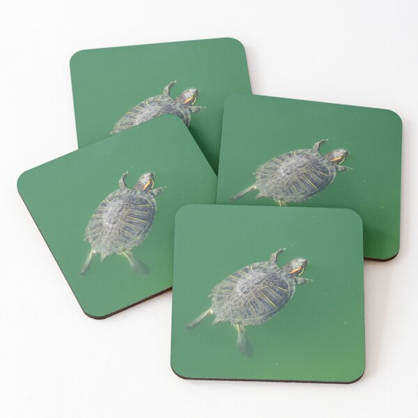 Item preview, Red Eared Slider Turtle designed and sold by The Botanical Jason.