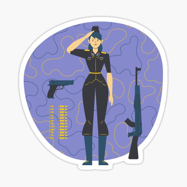 I'm a soldier Sticker