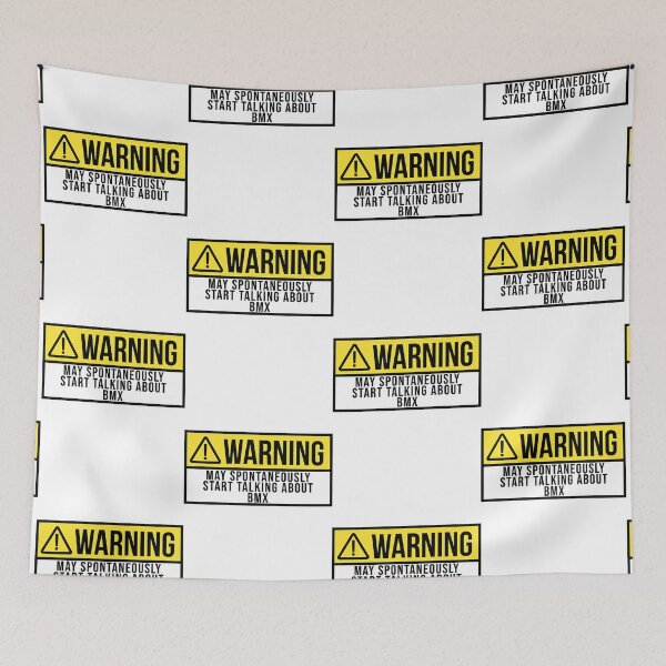 Item preview, Awesome And Funny Warning May Spontaneously Start Talking About Bmx Saying Quote Gift Gifts For A Bi designed and sold by HayleyAnn79.