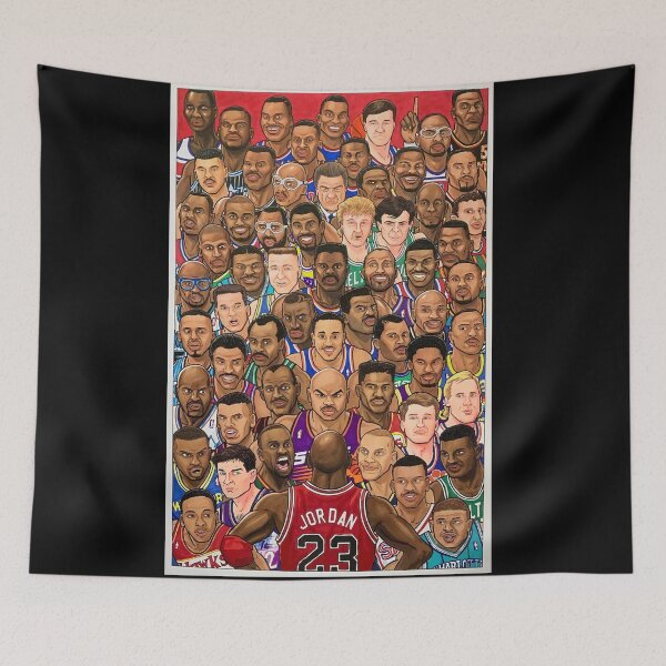 Item preview, All Legend Basketball Player Art Draw designed and sold by MichaelBK11.