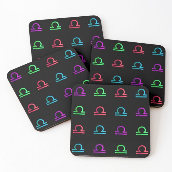 Item preview, Neon Libra All Over Pattern designed and sold by Hellofriendco.
