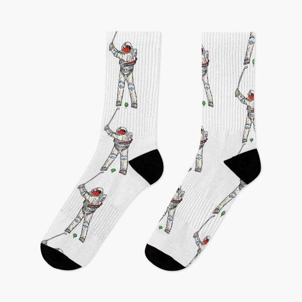 Item preview, funny golf player, astronaut  play golf, funny gift for golf player designed and sold by AubreeFashion.