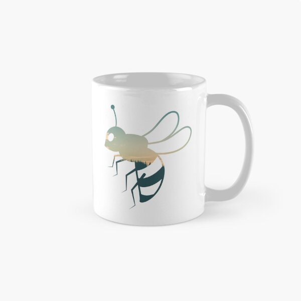 Item preview, Forest Trees Under Calm Sky Honey Bee | Colorful Honey Bee designed and sold by BopleDesigns.