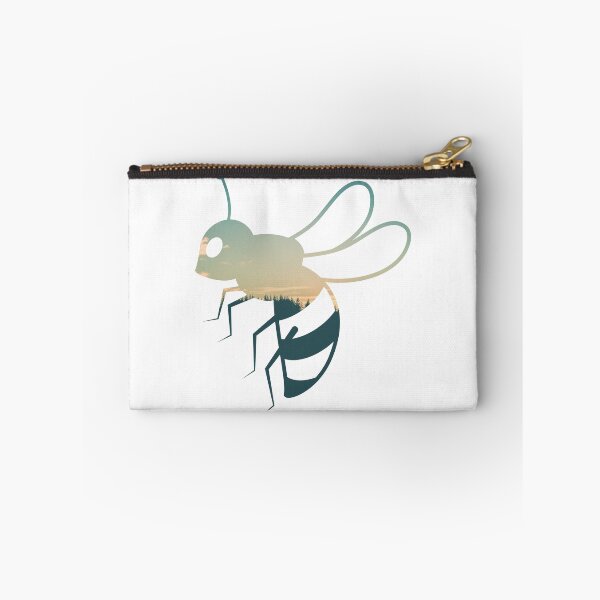 Item preview, Forest Trees Under Calm Sky Honey Bee | Colorful Honey Bee designed and sold by BopleDesigns.