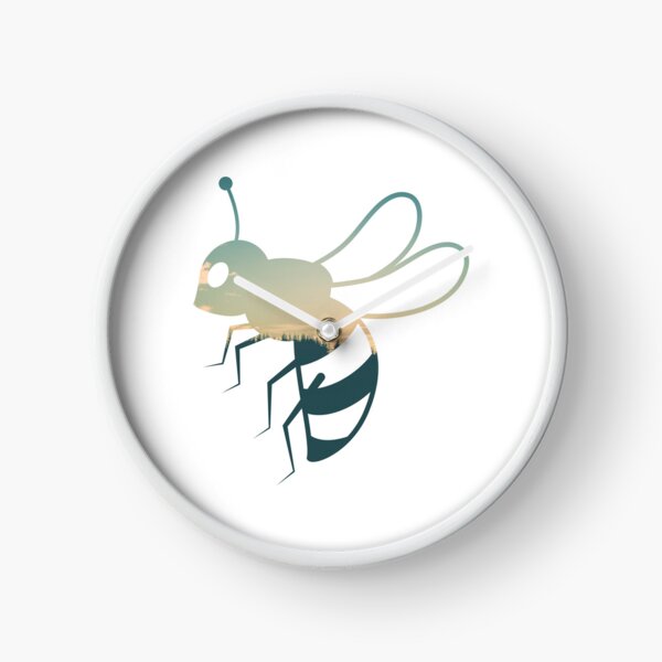 Item preview, Forest Trees Under Calm Sky Honey Bee | Colorful Honey Bee designed and sold by BopleDesigns.