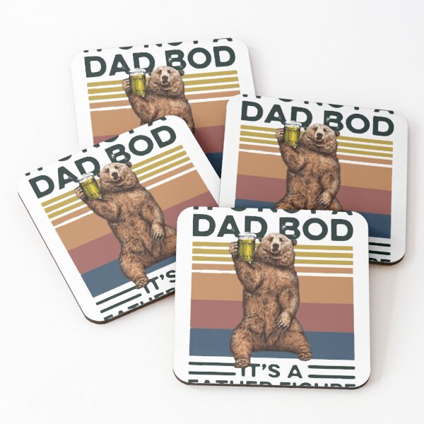 Item preview, It's Not A Dad BOD It's Father Figure Bear Beer Lover designed and sold by oopadaytrading.