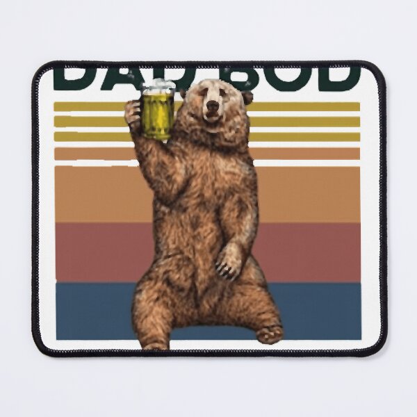 Item preview, It's Not A Dad BOD It's Father Figure Bear Beer Lover designed and sold by oopadaytrading.