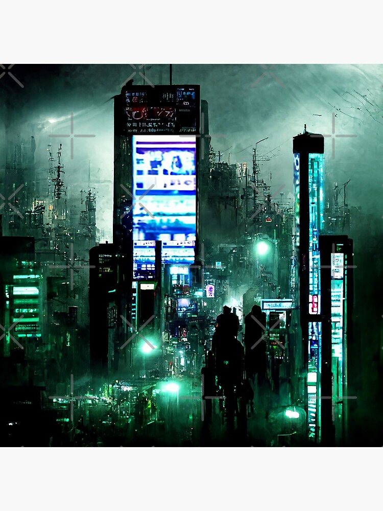 Cyberpunk phone, aesthetic dystopian HD phone wallpaper