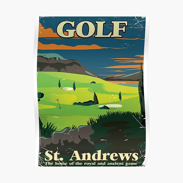 "Golf St. Andrews vintage commercial" Poster for Sale by AubreeFashion