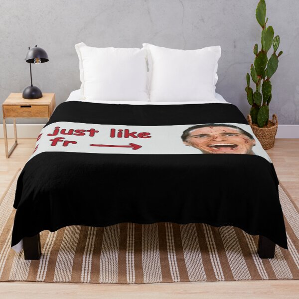 Item preview, patrick bateman just like me fr bumper sticker designed and sold by kotonok0.