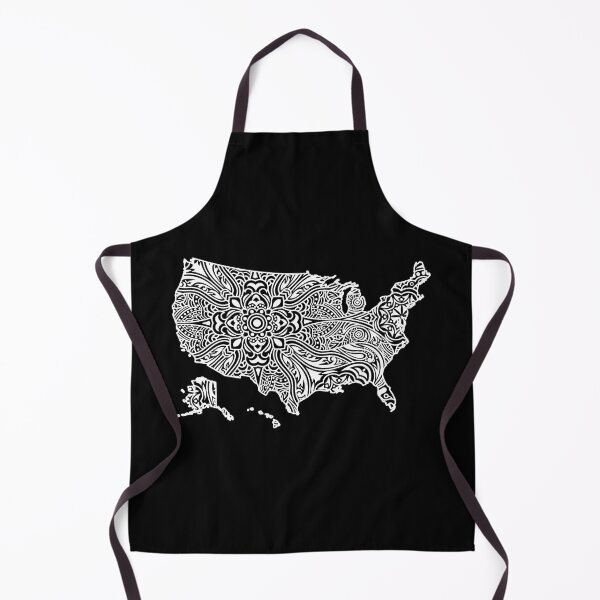 Item preview, Patriotic Mandala Style Map of United States of America designed and sold by mrhighsky.