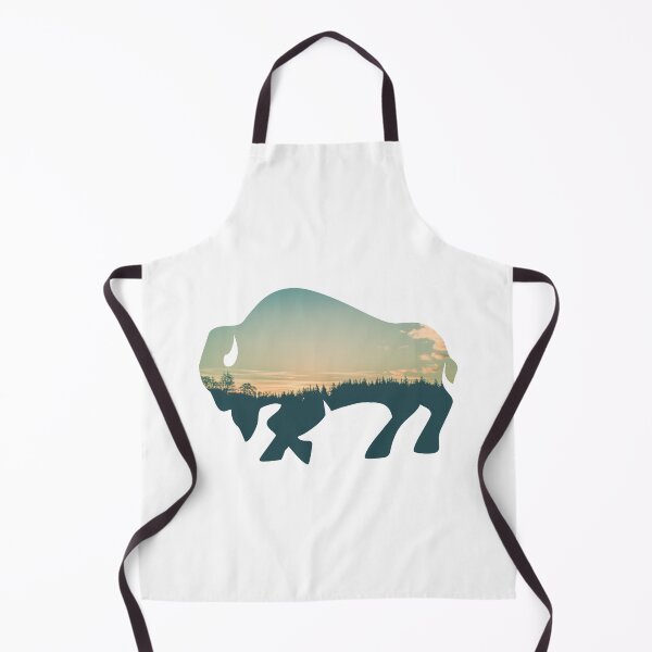 Item preview, Forest Trees Under Calm Sky Buffalo | Colorful Buffalo designed and sold by BopleDesigns.