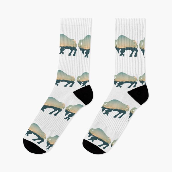 Item preview, Forest Trees Under Calm Sky Buffalo | Colorful Buffalo designed and sold by BopleDesigns.