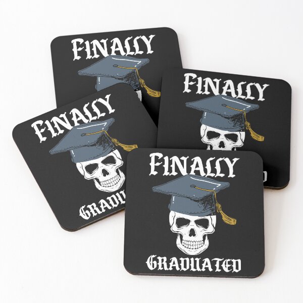 Item preview, Finally graduated funny skull graduation 2022 gift  designed and sold by Mansn.