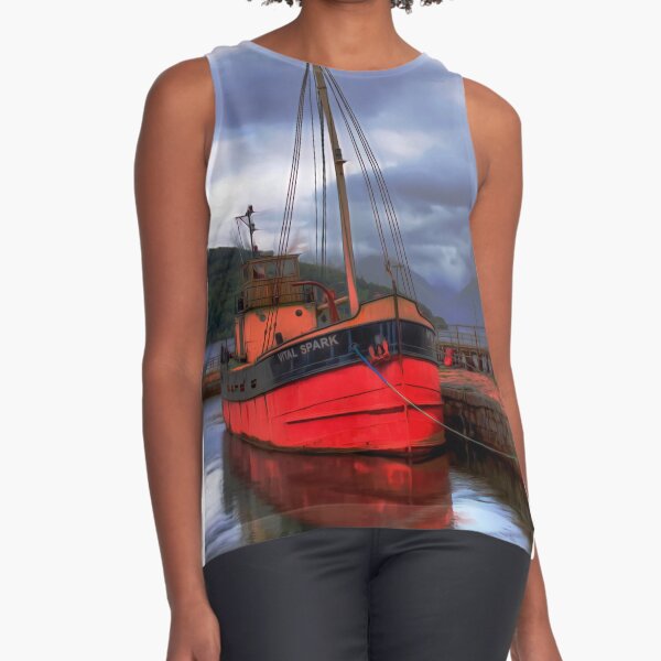 The Vital Spark - The Clyde Puffer Sleeveless Top