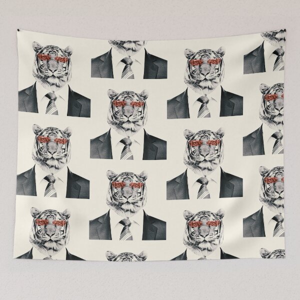 Item preview, Tiger in a formal suit designed and sold by M-AbdelRahman.