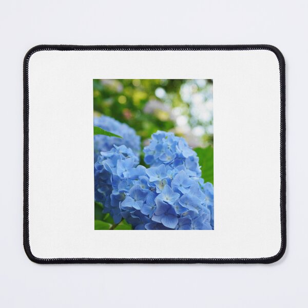 Item preview, Blue flowers and leaves photo  designed and sold by Nature  Nblossom.