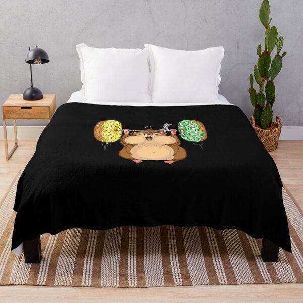 Aperçu de l'œuvre Beignets de levage de hamster T-shirt respirant créée et vendue par dianesandraon.