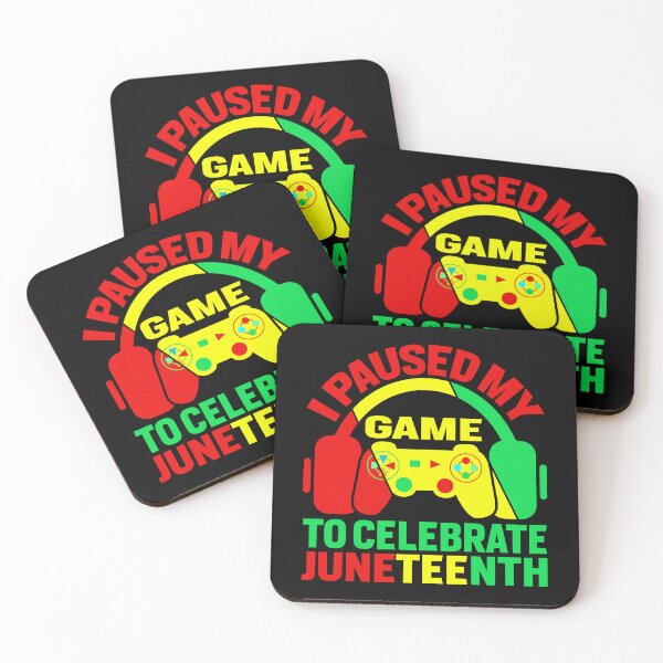 Item preview, I Paused My Game To Celebrate Juneteenth Gamer designed and sold by EIMgraphic.