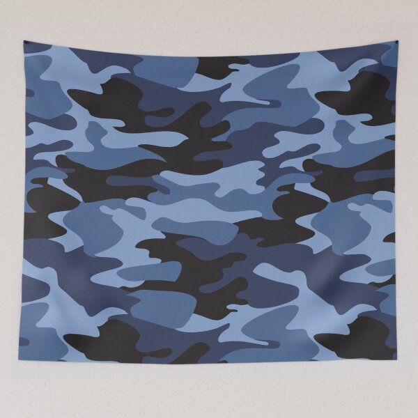 Item preview, Blue Camo Pattern Camouflage  designed and sold by sweary12.
