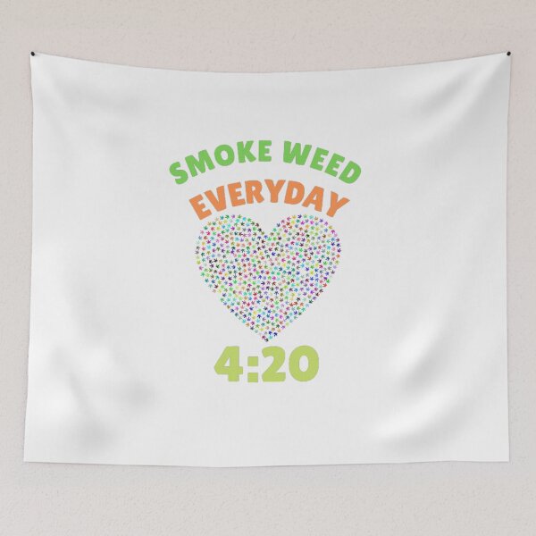 Item preview, Smoke Weed Everyday, Heart Marijuana Leaf, designed and sold by BestDesignbySof.