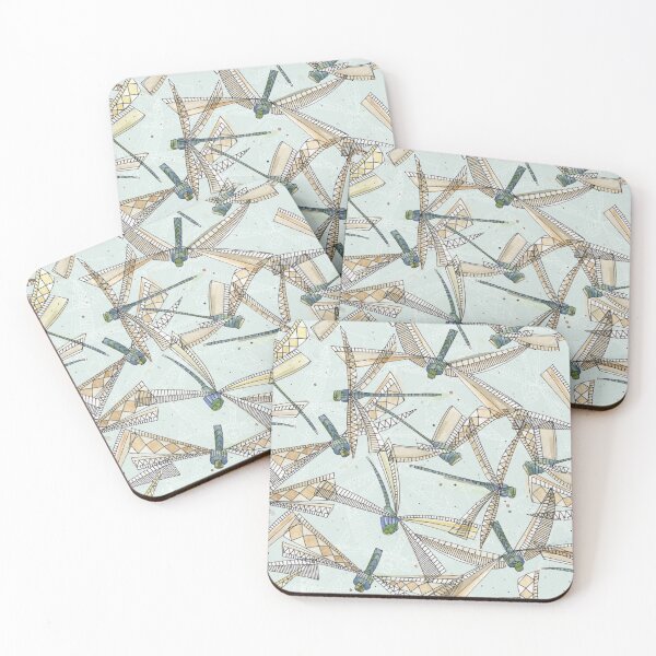 Item preview, watercolor dragonflies designed and sold by scrummy.
