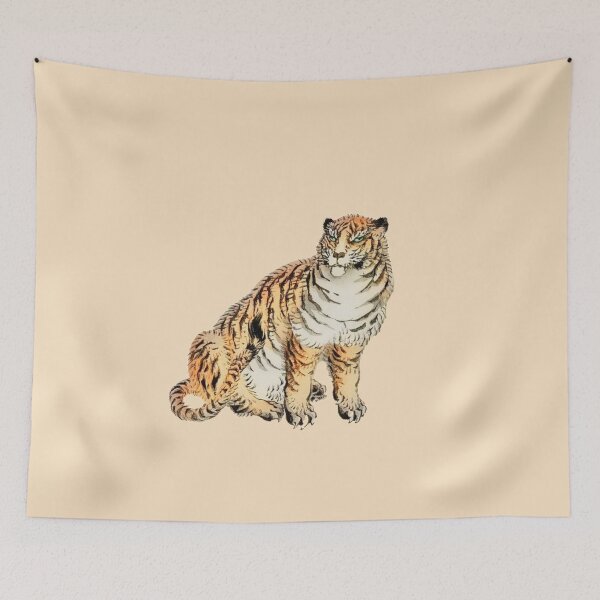 Item preview,  Tiger by Kōno Bairei (1844-1895). Digitally enhanced by WatermarkNZ Press designed and sold by CristalleLisa.