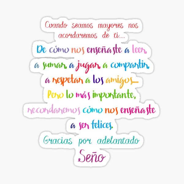 Seño Pegatina