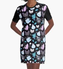 Herb Witch // Black Graphic T-Shirt Dress