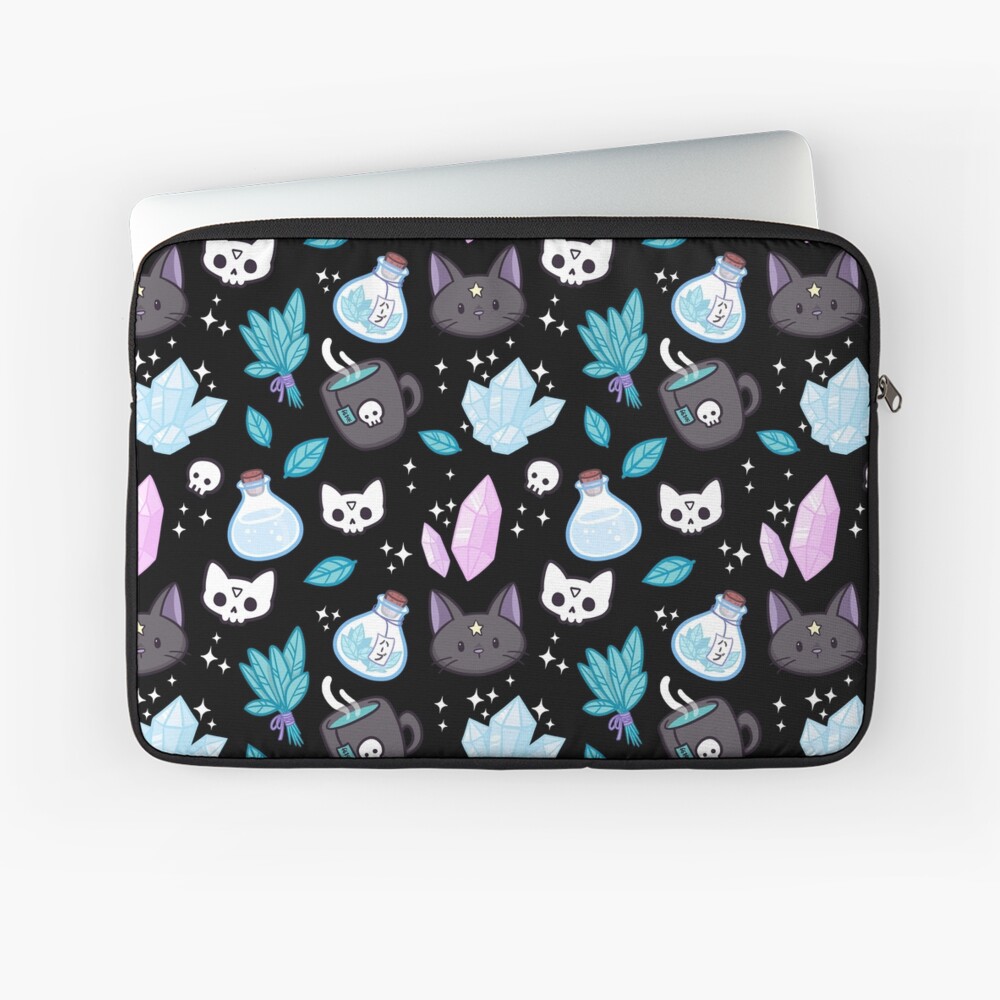 Herb Witch // Black Laptop Sleeve