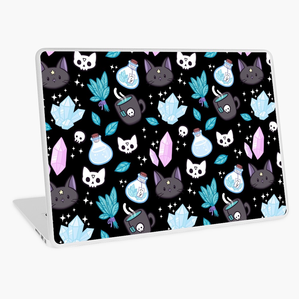 Herb Witch // Black Laptop Skin