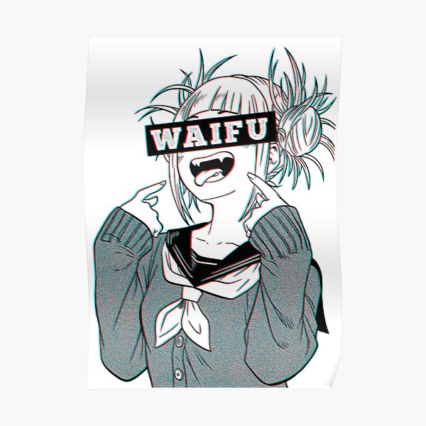 Waifu Material Poster For Sale By Johnrobertson47 Redbubble 8070