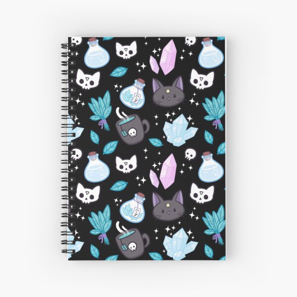 Herb Witch // Black Spiral Notebook