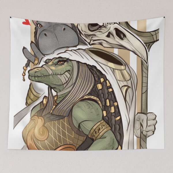 Item preview, Moon Knight Crocodile and Hippopotamus designed and sold by clarksoncar.