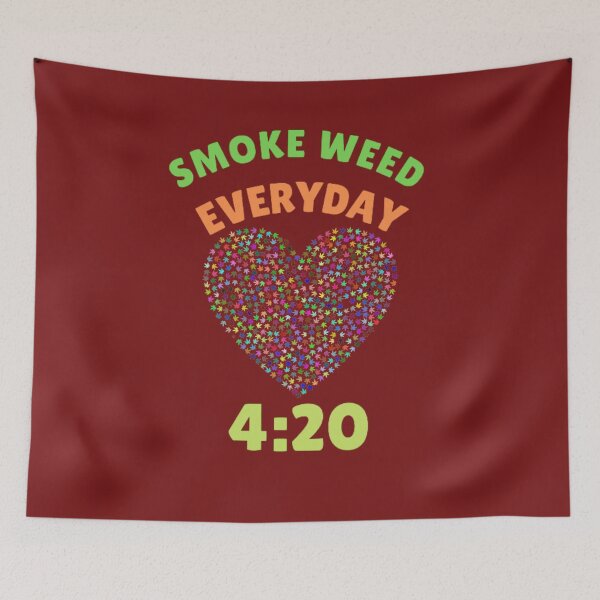 Item preview, Smoke Weed Everyday, Heart Marijuana Leaf, designed and sold by BestDesignbySof.