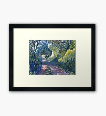 "Hockney's Tunnel of Trees" Framed Print
