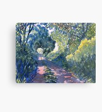"Hockney's Tunnel of Trees" Metal Print
