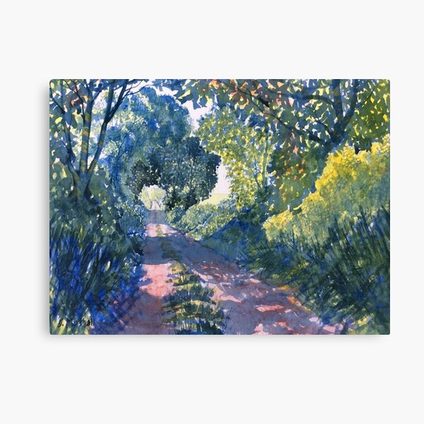 "Hockney's Tunnel of Trees" Canvas Print