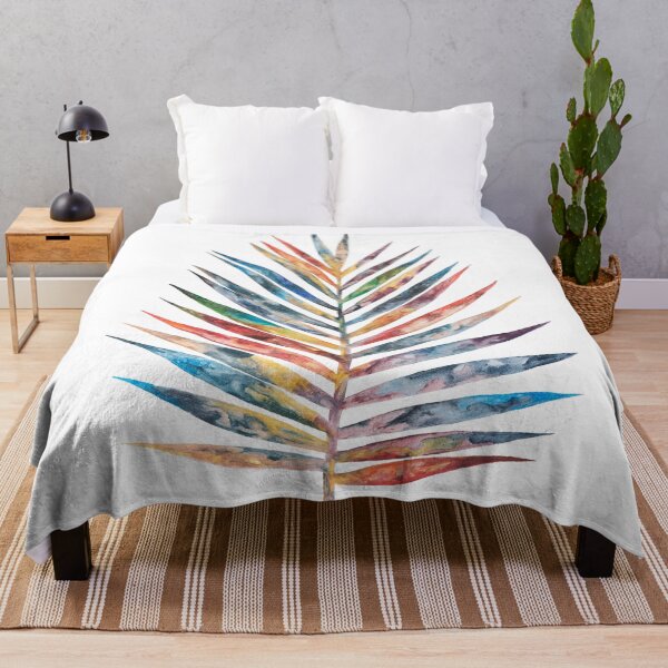 Item preview, Colourful Palm Leaf - Botanical designed and sold by Leela's House.