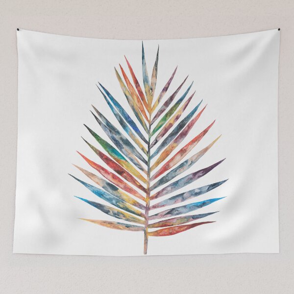 Item preview, Colourful Palm Leaf - Botanical designed and sold by Leela's House.